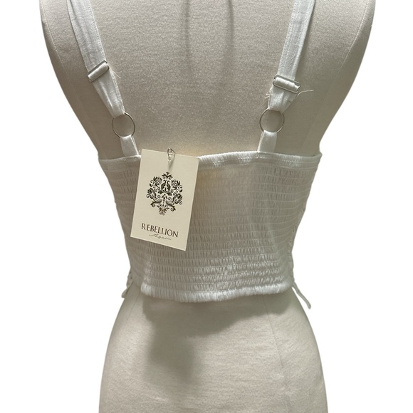 Rebellion Ivory Crochet Lace Bralette - Picture 6 of 6